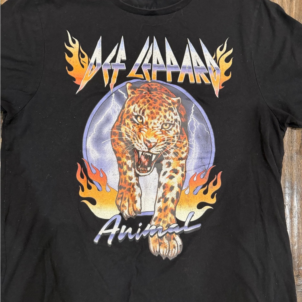 Def Leppard 'Animal' Graphic Short-Sleeve Tee - Black - Picture 2 of 4